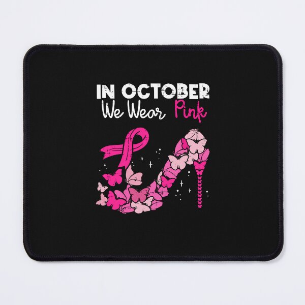 Item preview, in october we wear pink Ribbon Shoe Breast Cancer Awareness designed and sold by facegm.