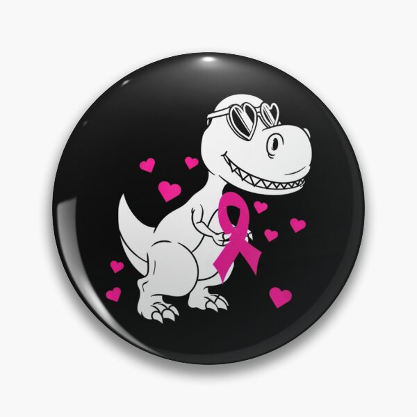 Artikelvorschau, Brustkrebs-Aufklärung Pink Dinosaur Cancer Support Team entworfen und verkauft von facegm.