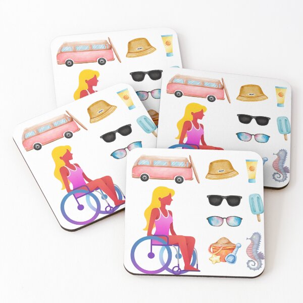 Item preview, Fun in the Sun: Inclusive Beach Icons Collection designed and sold by CeciliaGomezArt.