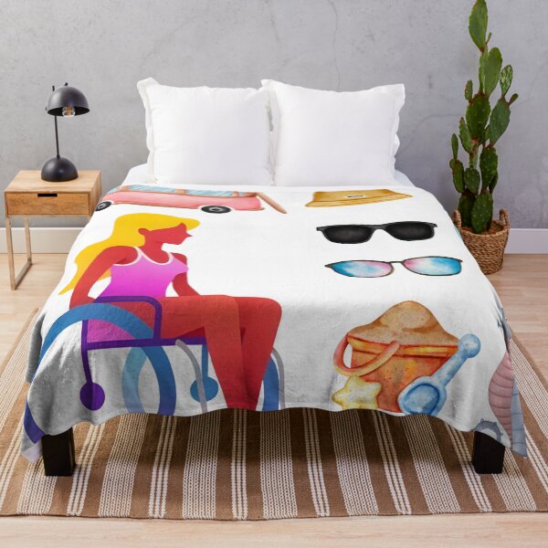 Item preview, Fun in the Sun: Inclusive Beach Icons Collection designed and sold by CeciliaGomezArt.