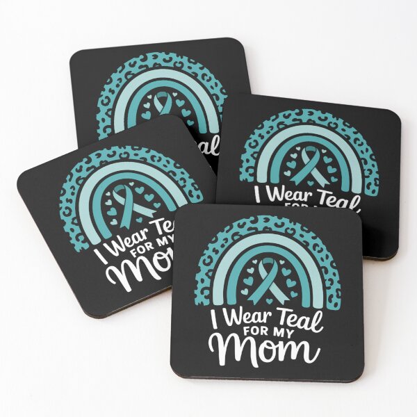 Item preview, I Wear Teal For My Mom Cervical Cancer Awareness designed and sold by brynatshop.