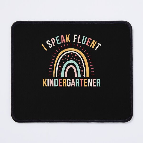 Item preview, Cute I Speak Fluent kindergartener rainbow funny teacher designed and sold by snowry.