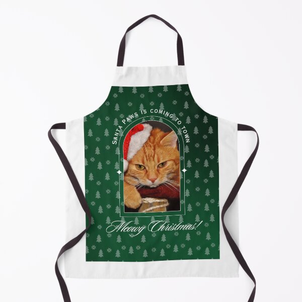 Item preview, Meowy Christmas Santa Paws Cat Design designed and sold by CarefulCreation.