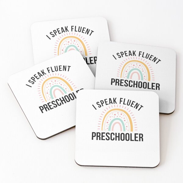 Item preview, I Speak Fluent preschooler funny teacher joke rainbow designed and sold by snowry.