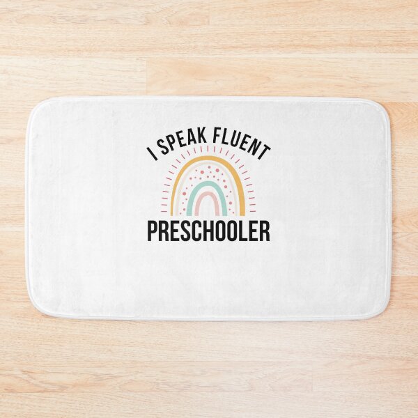 Item preview, I Speak Fluent preschooler funny teacher joke rainbow designed and sold by snowry.
