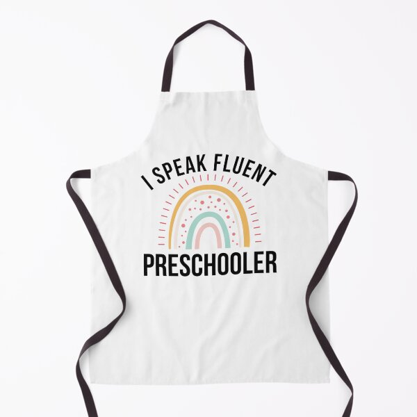 Item preview, I Speak Fluent preschooler funny teacher joke rainbow designed and sold by snowry.