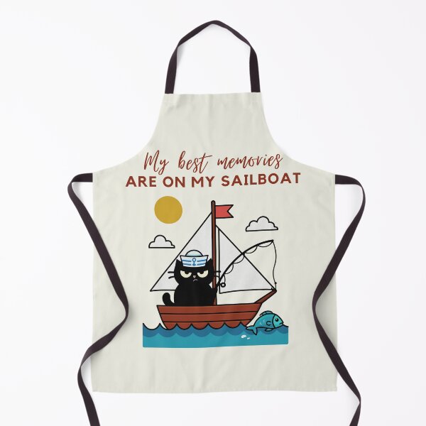 Item preview, Sailing Cat My Best Memories, Funny Sailor Sailboat Gift designed and sold by IAPICTURE.