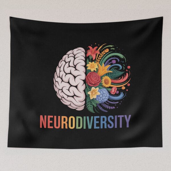 Item preview, Womens Neurodiversity Rainbow Autism Spectrum ASD ADHD designed and sold by blueyeeti.