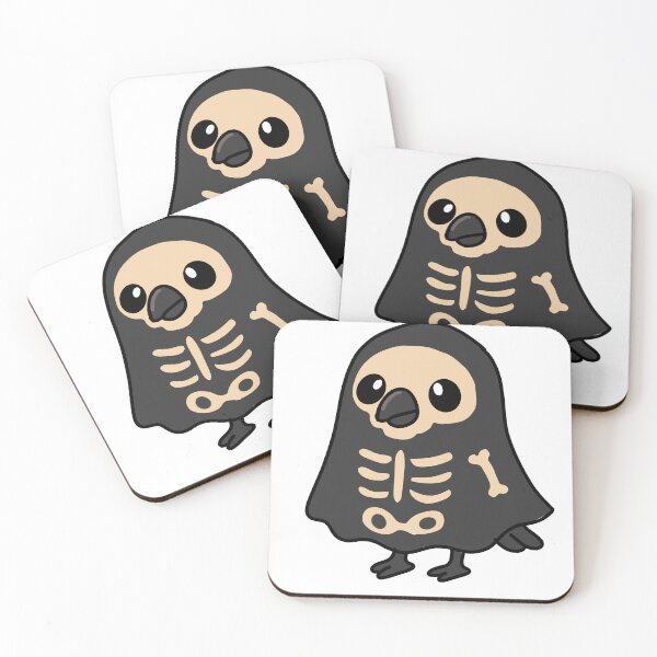 Item preview, Halloween Raven - Skeleton designed and sold by Corvie Creative.