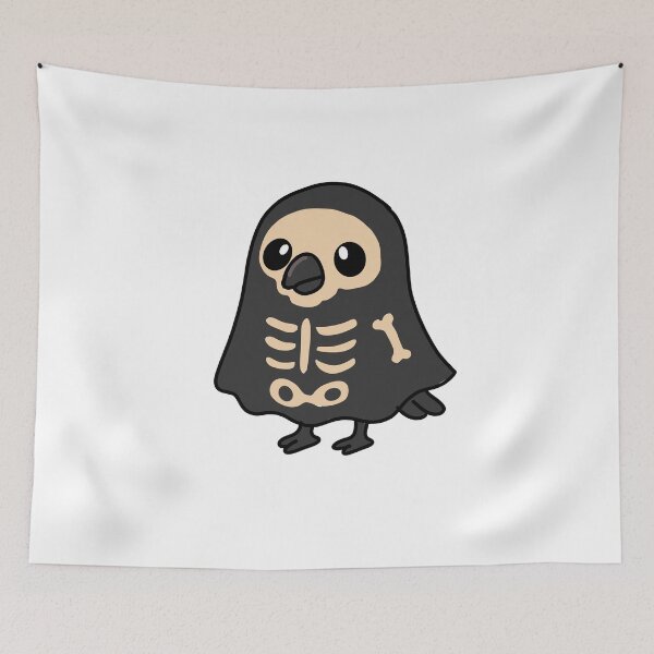 Item preview, Halloween Raven - Skeleton designed and sold by Corvie Creative.