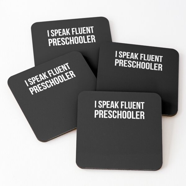 Item preview, I Speak Fluent preschooler funny pre school teacher joke designed and sold by snowry.