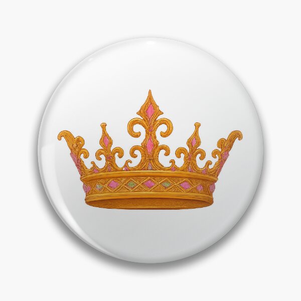 Item preview, Pretty Crown Pattern Design designed and sold by The Painted Topaz.