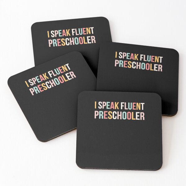 Item preview, Cute I Speak Fluent preschooler funny preschool teacher designed and sold by snowry.