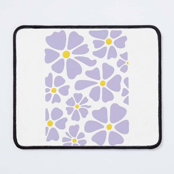 Item preview, Purple Flowers Pattern with Yellow Centers designed and sold by ArtfulWeave.