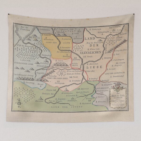 Item preview, Map of the Kingdom of Love (Das Reich der Liebe) designed and sold by AnimaliaStar.
