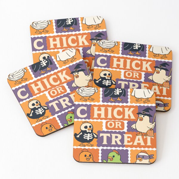 Item preview, Chick Or Treat Halloween Farmer Funny Chicken designed and sold by KitonicTees.