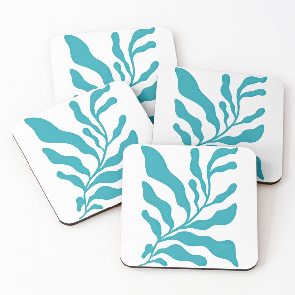 Item preview, Turquoise Seaweed Botanical Illustration designed and sold by ArtfulWeave.