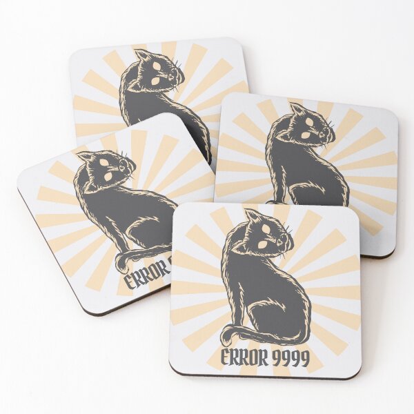 Item preview, Error 9999 – Creepy GIS Cat designed and sold by Carley Anne Plans.