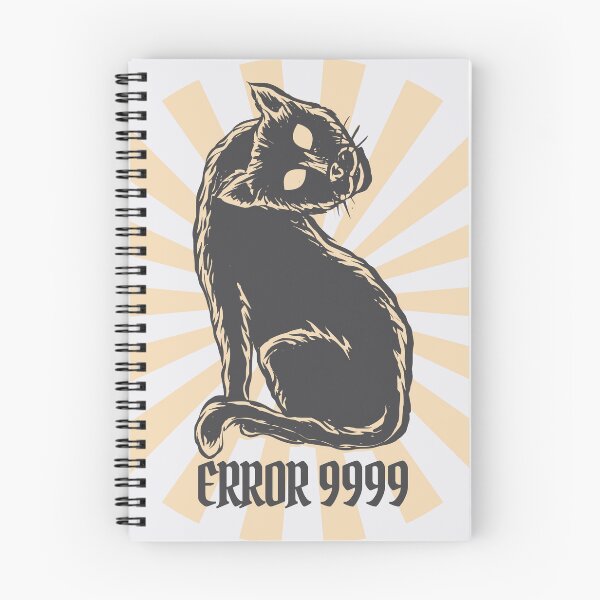 Item preview, Error 9999 – Creepy GIS Cat designed and sold by Carley Anne Plans.