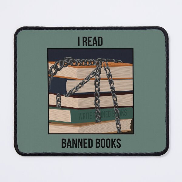 Item preview, I Read Banned Books | Defend the Right to Read | Dark Text designed and sold by StoryForge.