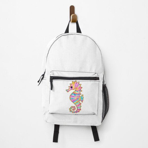 Item preview, Colorful Seahorse with Glitter Accents designed and sold by ArtfulWeave.