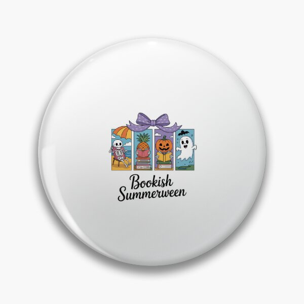 Item preview, Summerween Bookish, Summer Halloween Beach Vibes, Cute Ghost designed and sold by KarstenNoanra.