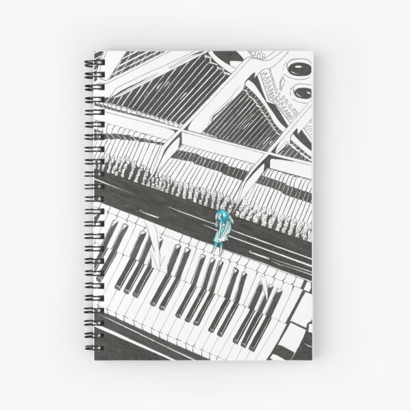 Vista previa del artículo con la obra «Una tecla de piano», diseñado y vendido por erartistry.