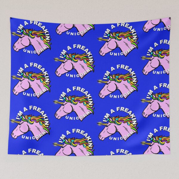 Item preview, I am a freakin’ unicorn designed and sold by Kate Miller Illustrator.
