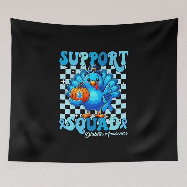 Item preview, Support Squad Diabetes Awareness Turkey Kids Boys Toddler designed and sold by MOHITSALVI.