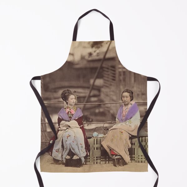 Item preview, Two Japanese Women Sitting on a Bench designed and sold by AnimaliaStar.
