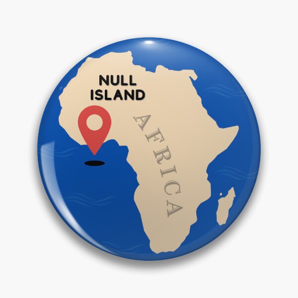 Item preview, Null Island – The Imaginary Map Location designed and sold by Carley Anne Plans.