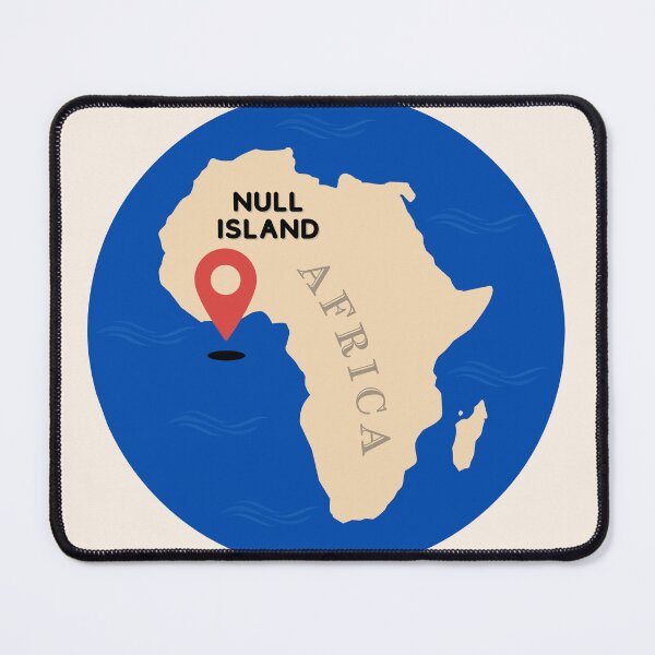 Item preview, Null Island – The Imaginary Map Location designed and sold by Carley Anne Plans.
