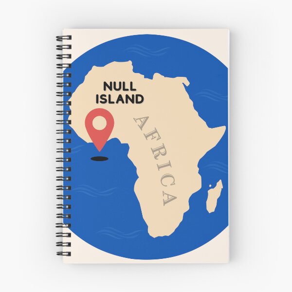 Item preview, Null Island – The Imaginary Map Location designed and sold by Carley Anne Plans.