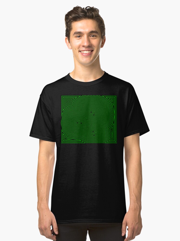 Alternate view of Chickenfeet - Green Classic T-Shirt