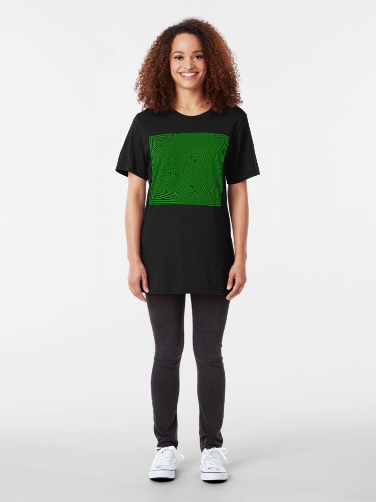Alternate view of Chickenfeet - Green Slim Fit T-Shirt
