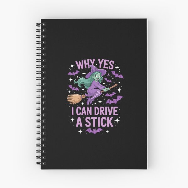 Item preview, Why Yes I Can Drive A Stick Halloween Witch Women designed and sold by KarstenNoanra.