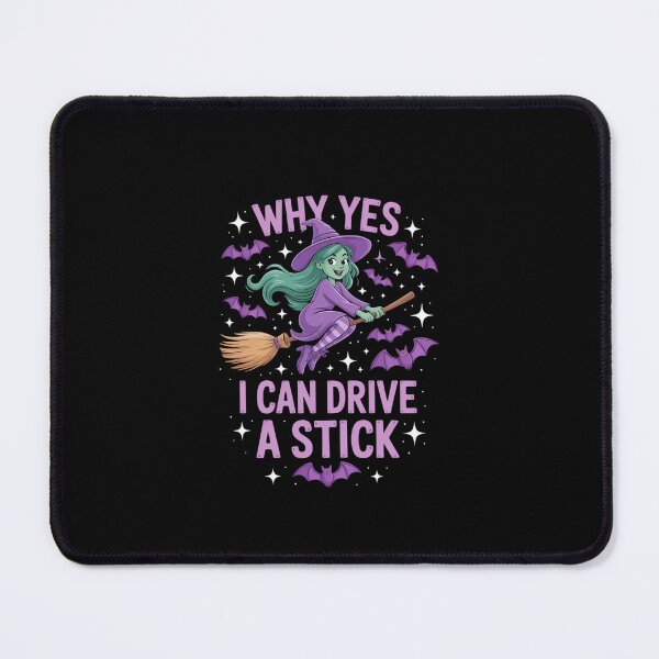 Item preview, Why Yes I Can Drive A Stick Halloween Witch Women designed and sold by KarstenNoanra.