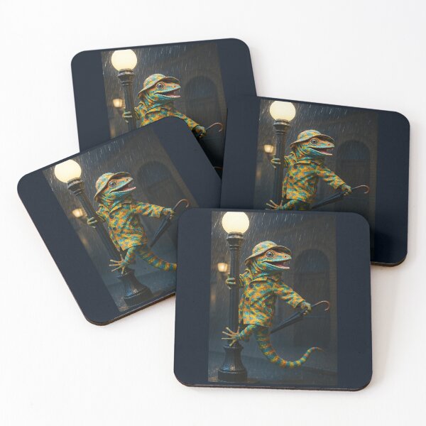Item preview, Gecko Singing in the Rain designed and sold by Tridentulus.