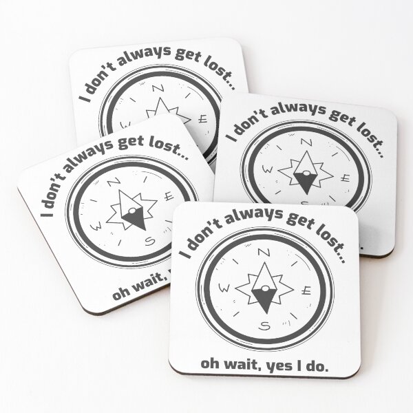 Item preview, Guiding Compass with Humor Quote designed and sold by stampacreates.