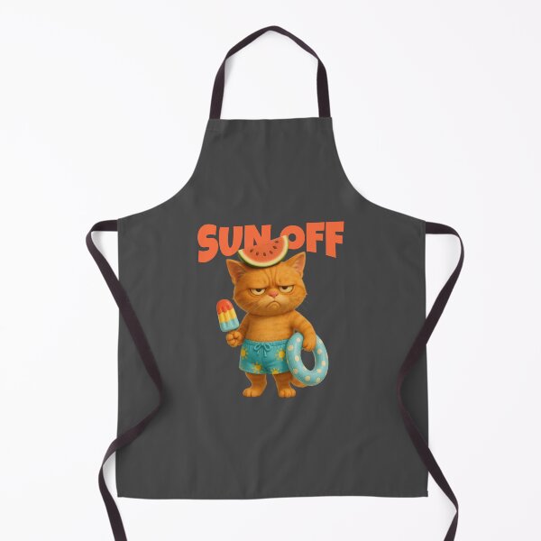 Item preview, Grumpy Cat with Watermelon Hat – Sun Off Summer Mood designed and sold by iamwonderkitty.