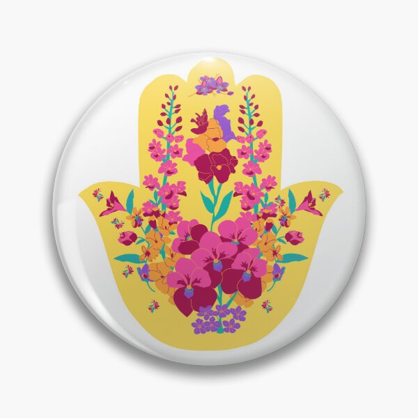 Item preview, Floral Hamsa Hand  designed and sold by hamsasoul.