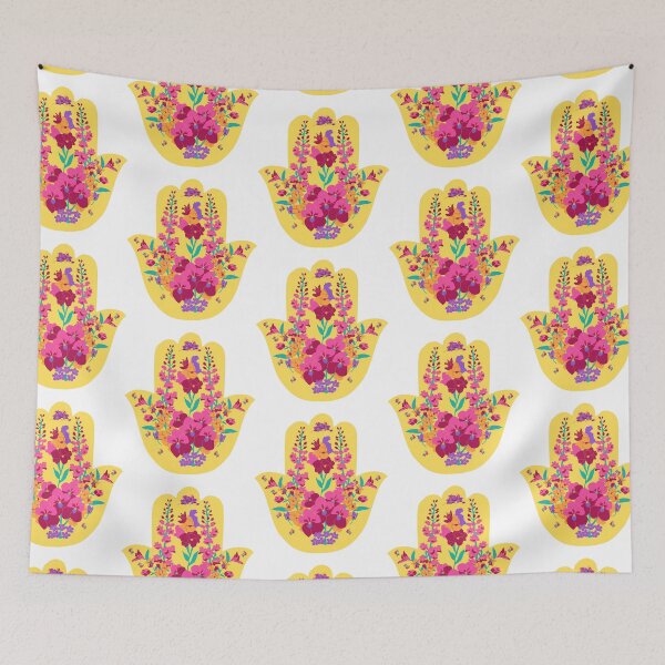 Item preview, Floral Hamsa Hand  designed and sold by hamsasoul.