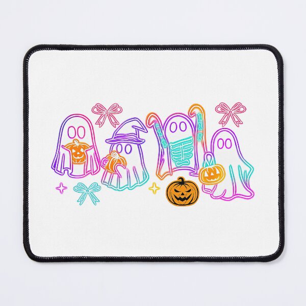 Item preview, Neon Halloween Ghosts Trick or Treat Design designed and sold by ArtfulWeave.