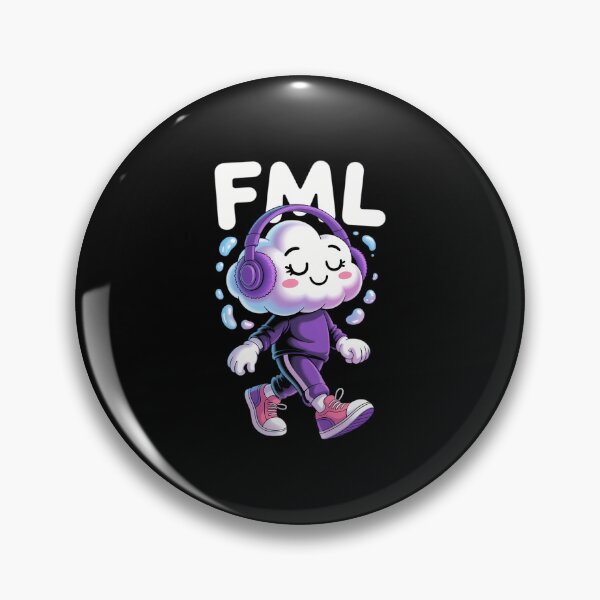 Item preview, FML Fuck my life depression melancholy funny designed and sold by Sea4Adventures.