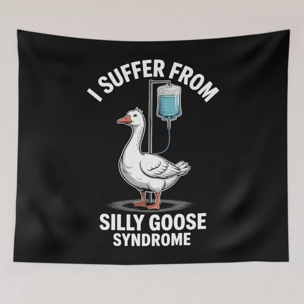 Item preview, Funny Goose Meme I Suffer From Silly Goose Syndrome designed and sold by Sea4Adventures.