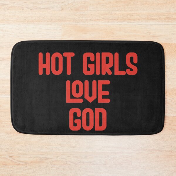 Item preview, Hot Girls Love God - Red Bold Text designed and sold by Chubuter.