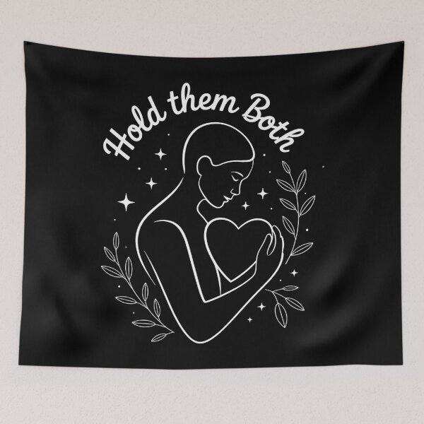 Item preview, Hold Them Both Postpartum Maternal Mental Health Awareness designed and sold by Sea4Adventures.