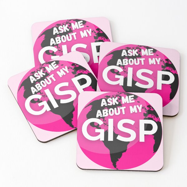 Item preview, Ask Me About My GISP – GIS Professional (Pink) designed and sold by Carley Anne Plans.