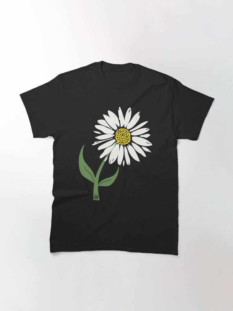 Thumbnail 3 of 7, Classic T-Shirt, Subtle Daisy 8647 FDT Anti Trump Flower Stickers designed and sold by EthosWear.