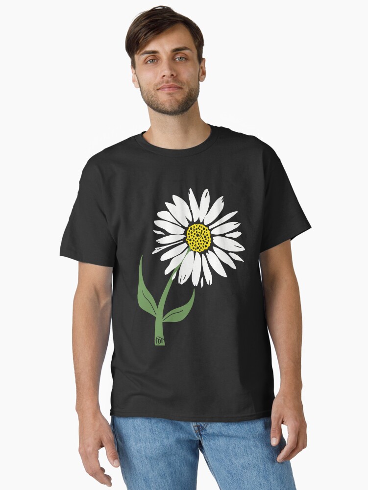Thumbnail 1 of 7, Classic T-Shirt, Subtle Daisy 8647 FDT Anti Trump Flower Stickers designed and sold by EthosWear.